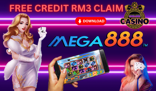 Free RM3 Register | Mega888 Free RM3 Register Credits Claim